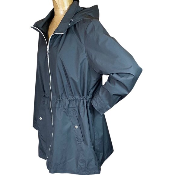 Vince Camuto Lightweight Water and Wind Resistant Rain Jacket XXL Black #51R - Picture 5 of 11